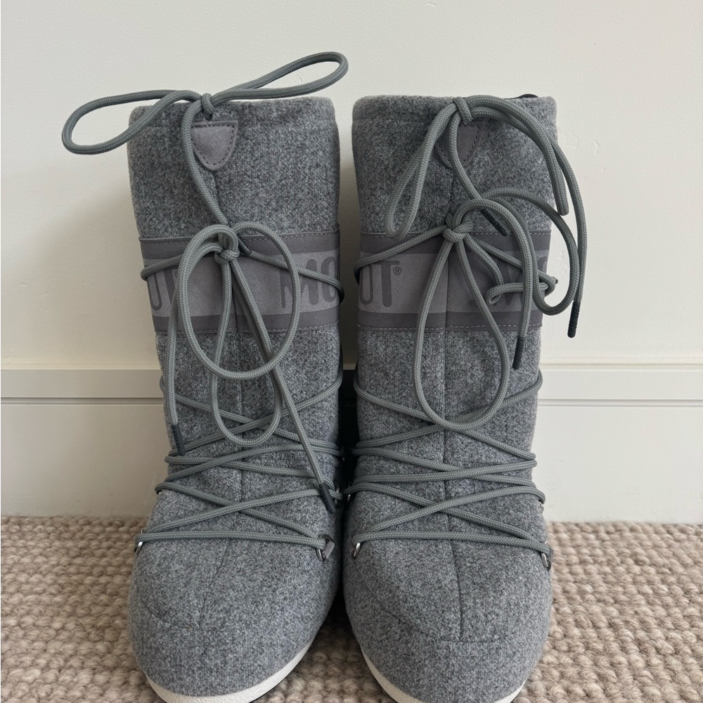 Moon Boot Gray Felt - Picture 3 of 6